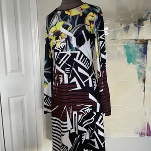 Clover Canyon polyester dress size Large.